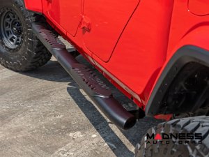 Jeep Gladiator JT Side Steps - Oval Nerf Steps - Rough Country